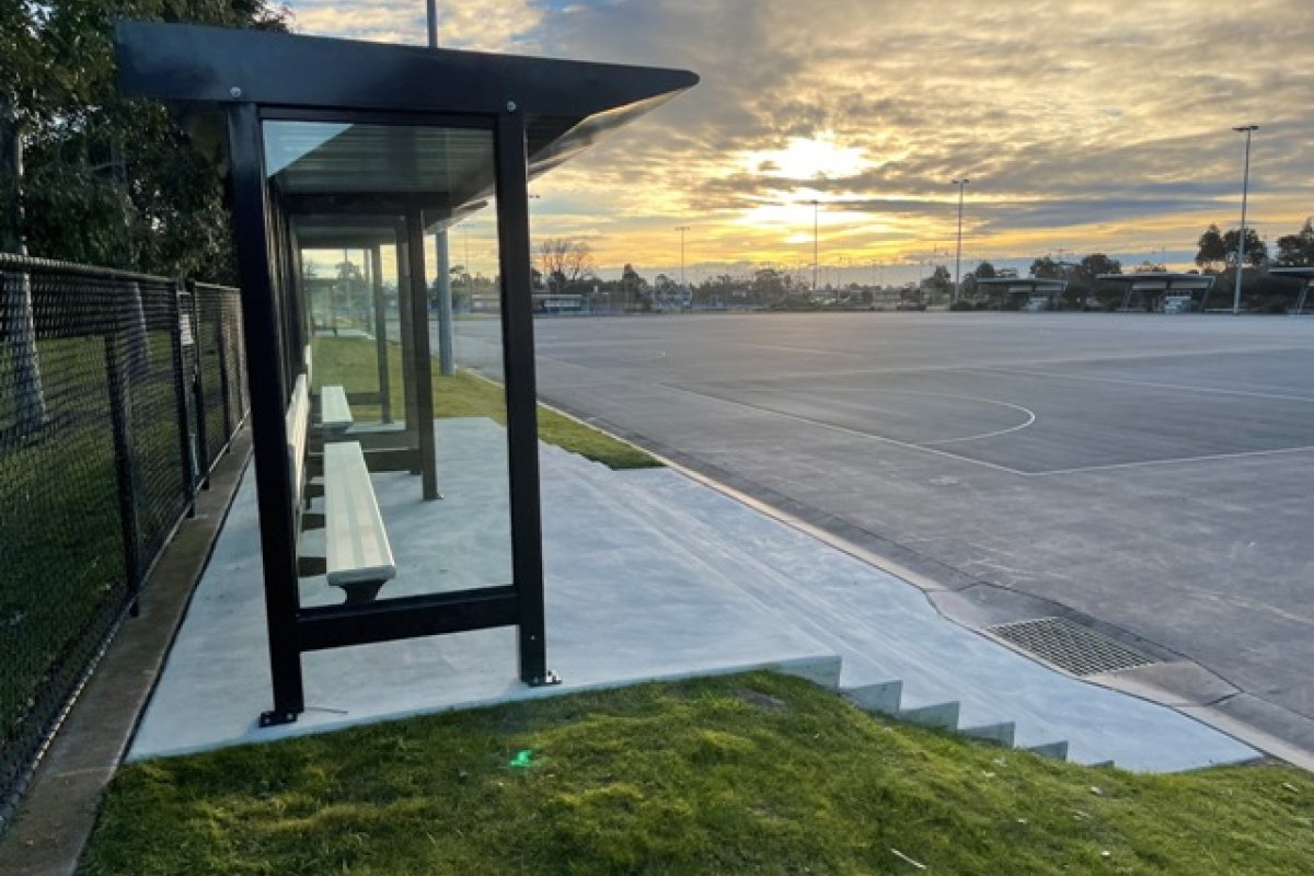 Sale Netball Shelters